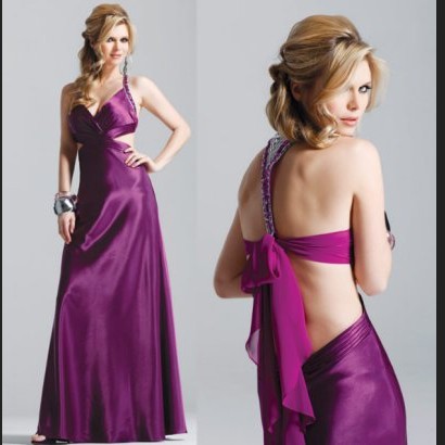 Purple Halter Satin Lace Up Sexy Elegant Prom Dresses_1_2.jpg